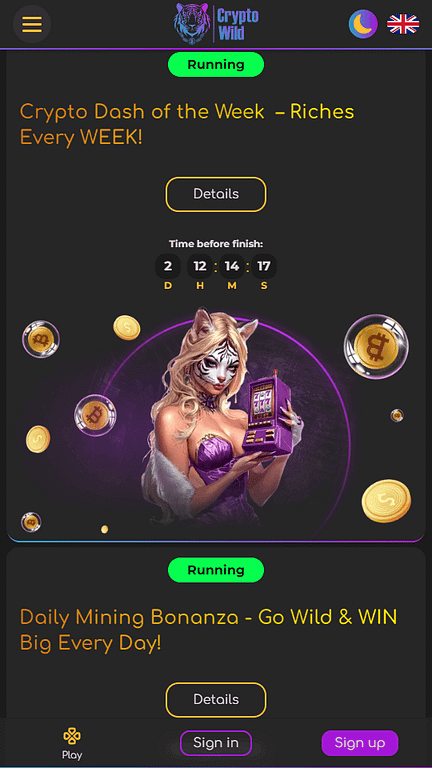 CryptoWild tournaments