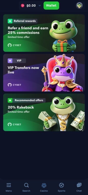 Cybet's current promotions
