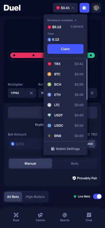 Players can claim their earned rakeback immediately with no wagering requirements