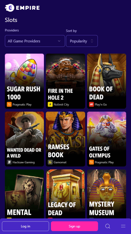 Empire Casino slots