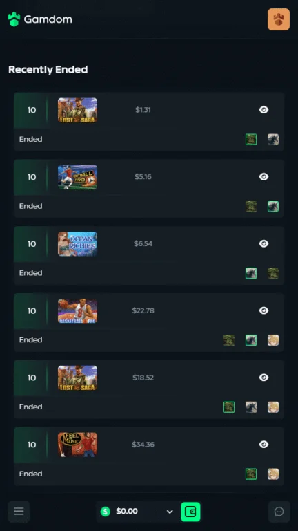 Gamdom slot battles