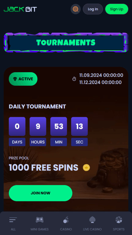 JackBit tournaments