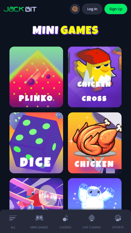 JackBit original mini-games