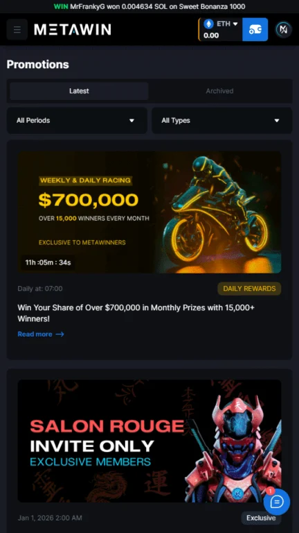 MetaWin promotions