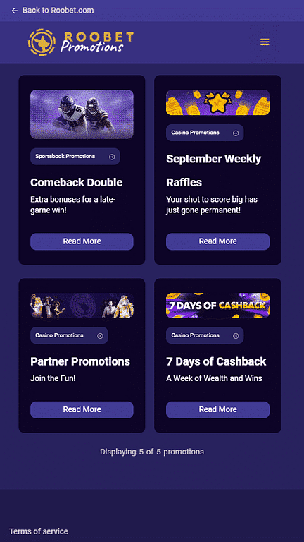 Roobet promotions