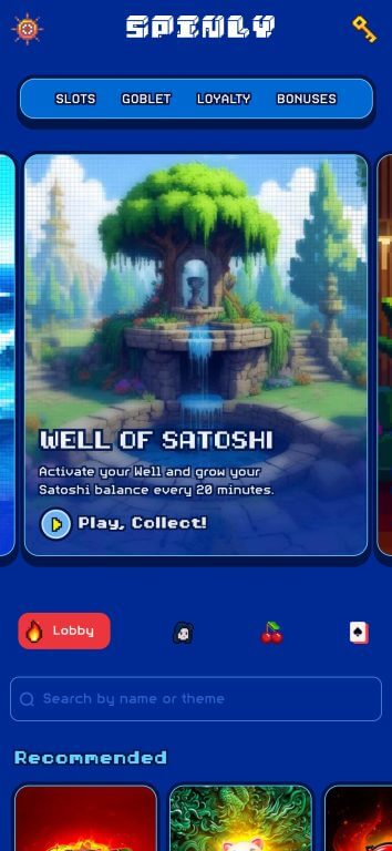 Spinly Casino Home Page