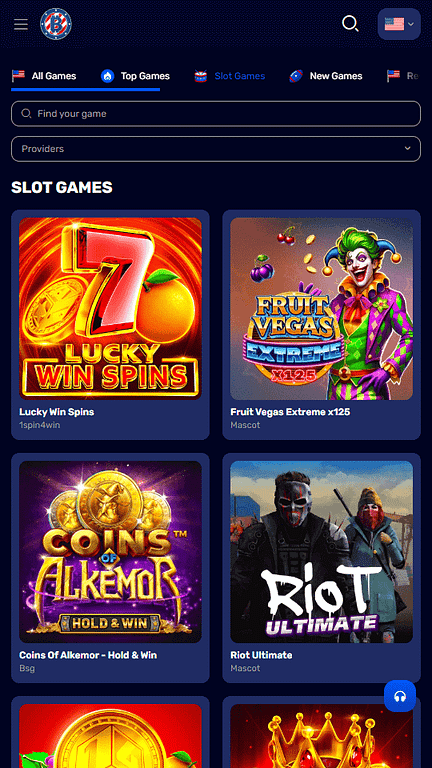 BitcoinCasino.us slots