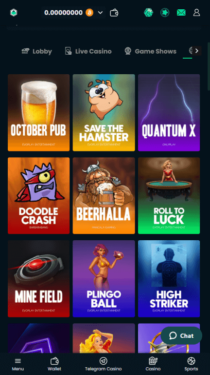 Mega Dice crypto games